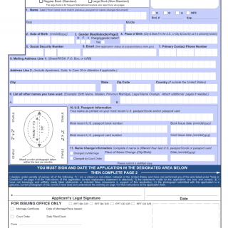 Renewal Application For a US Passport. DS-82 | Forms - Docs - 2023